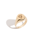 Round Signet Ring