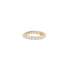 2ct Round Lab Grown Diamond Eternity Ring