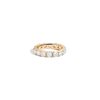 4ct Round Lab Grown Diamond Eternity Ring 14k Yellow Gold First