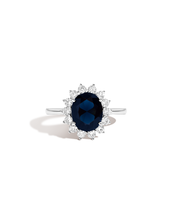 The Diana Ring Vermeil White Gold First