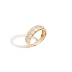 Lab Grown White Sapphire Matrix Ring