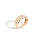 Bold Lab Grown White Sapphire Matrix Ring