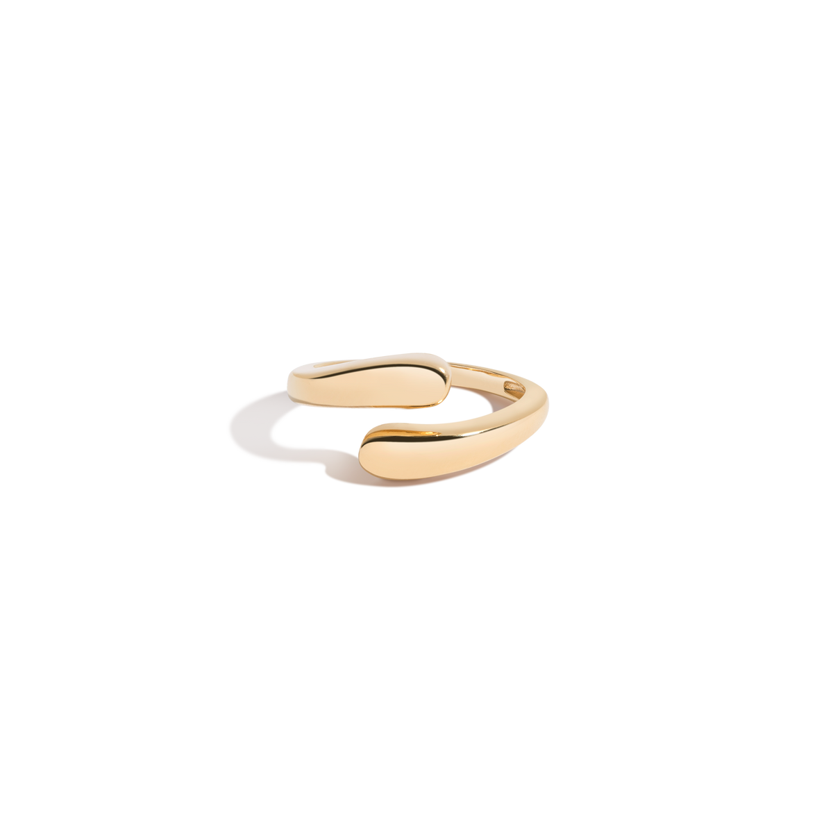 Ellipse Ring Vermeil Yellow Gold First