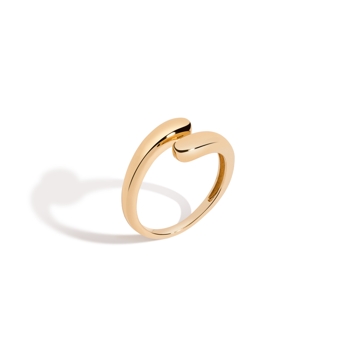 Ellipse Ring Vermeil Yellow Gold