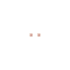 Lab Grown Pink Diamond Solitaire Stud Earrings