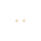 Gold Nova Star Stud Earrings