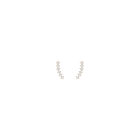 Lab Grown White Sapphire Climber