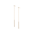 Aurate x Frye: Lab Grown Diamond Lariat Earrings