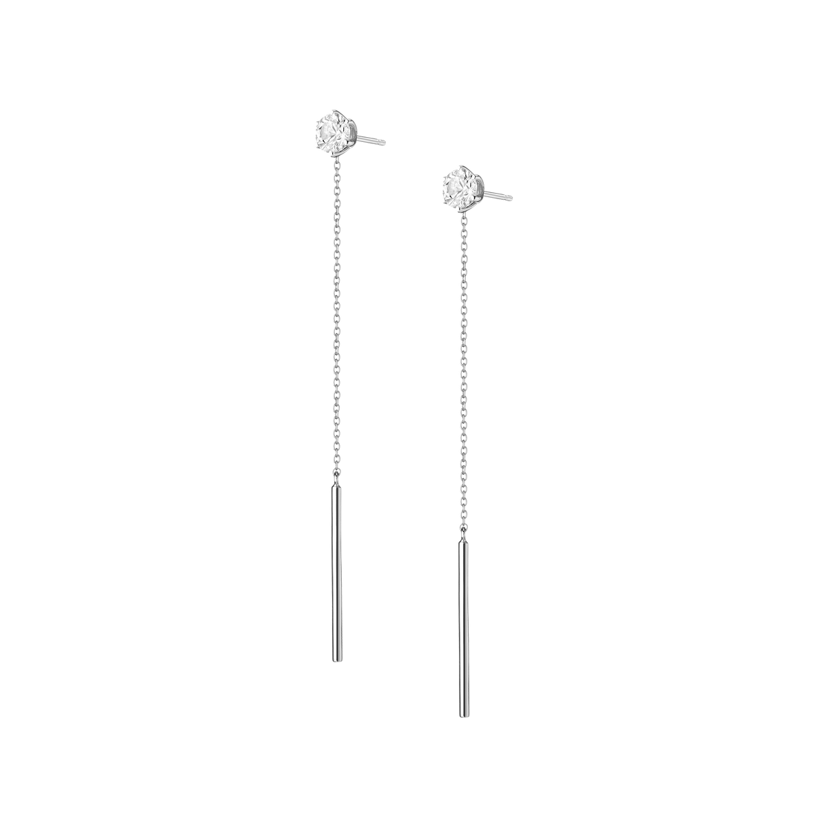 Aurate x Frye: Spur Lariat Earrings Sterling Silver