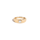 Chunky Lab Grown Diamond Emerald Ring