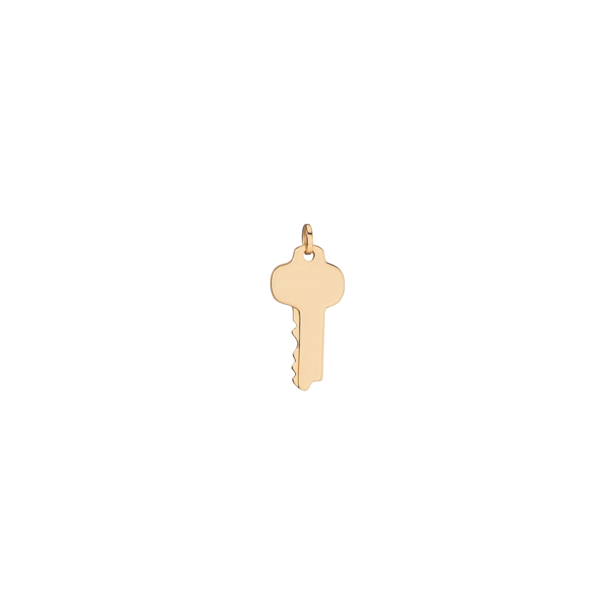 Key Charm Vermeil Yellow Gold First