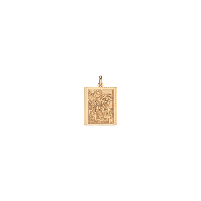 Vintage City Stamp Charm