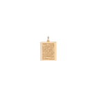 Vintage City Stamp Charm