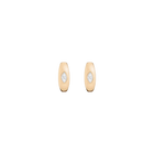 Chunky Lab Grown Diamond Marquise Huggie Earrings