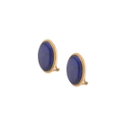 Vintage Lapis Lazuli Gold Earrings
