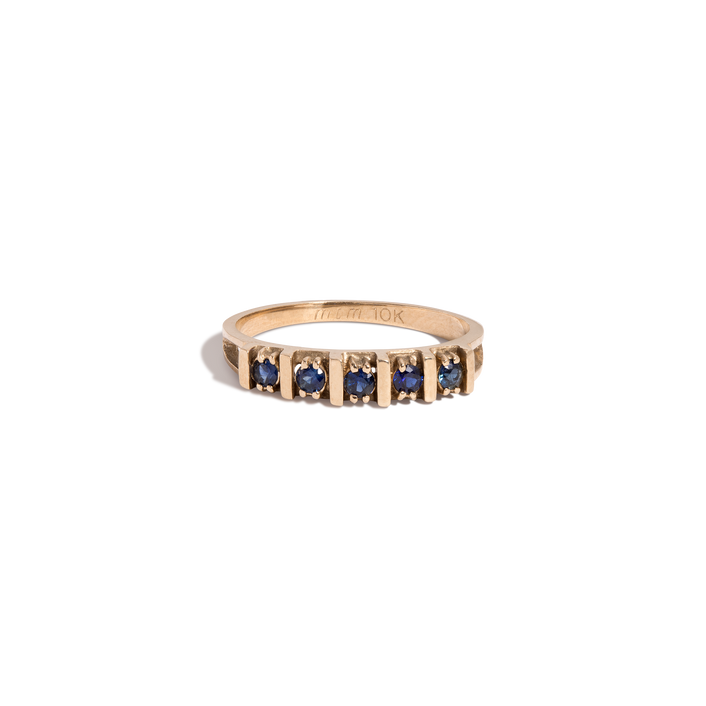 Vintage Green Tourmaline Cocktail Ring 10k Yellow Gold First