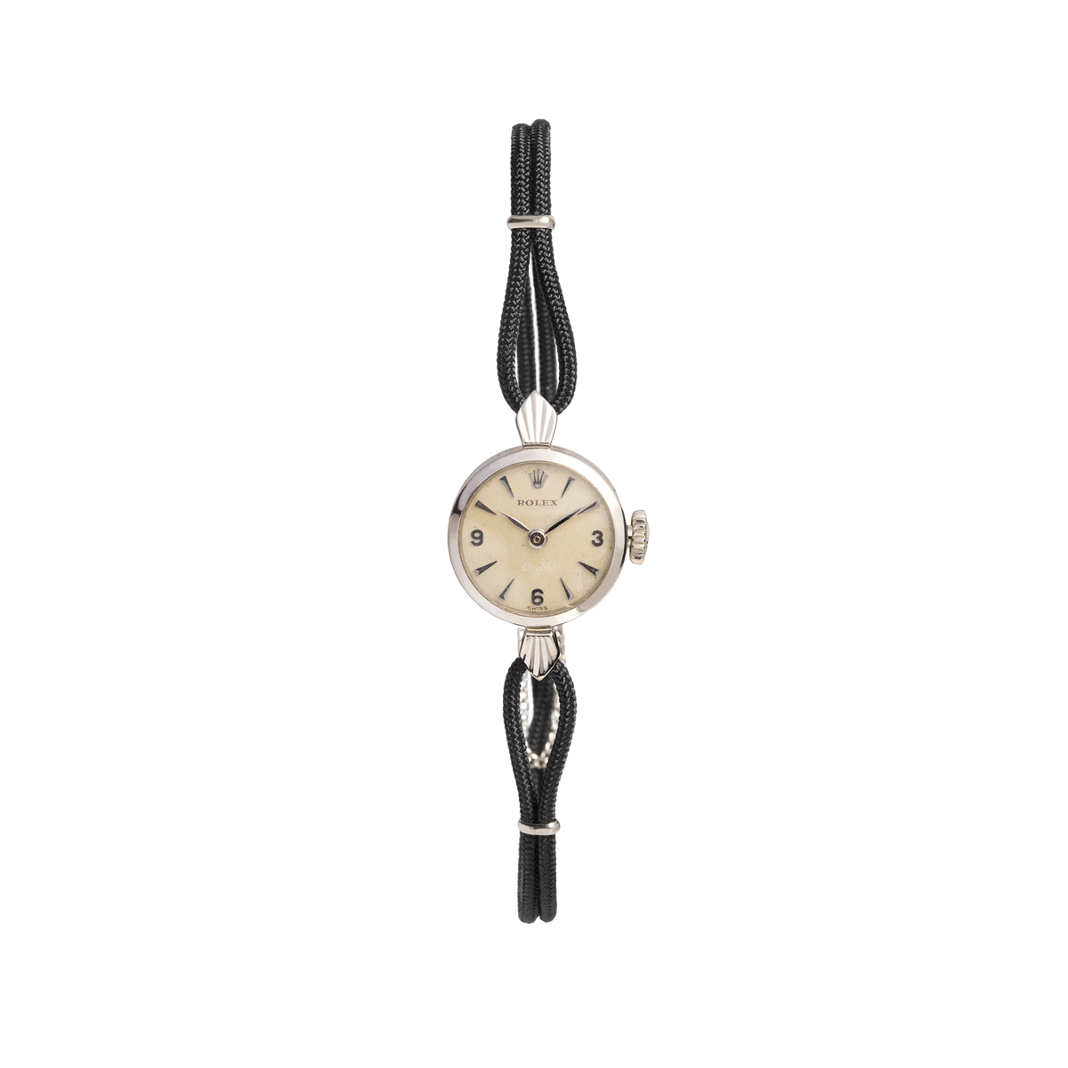 Vintage Rolex Orchid Cocktail Watch 18k White Gold 5.5in 6in 6.5in 7in First