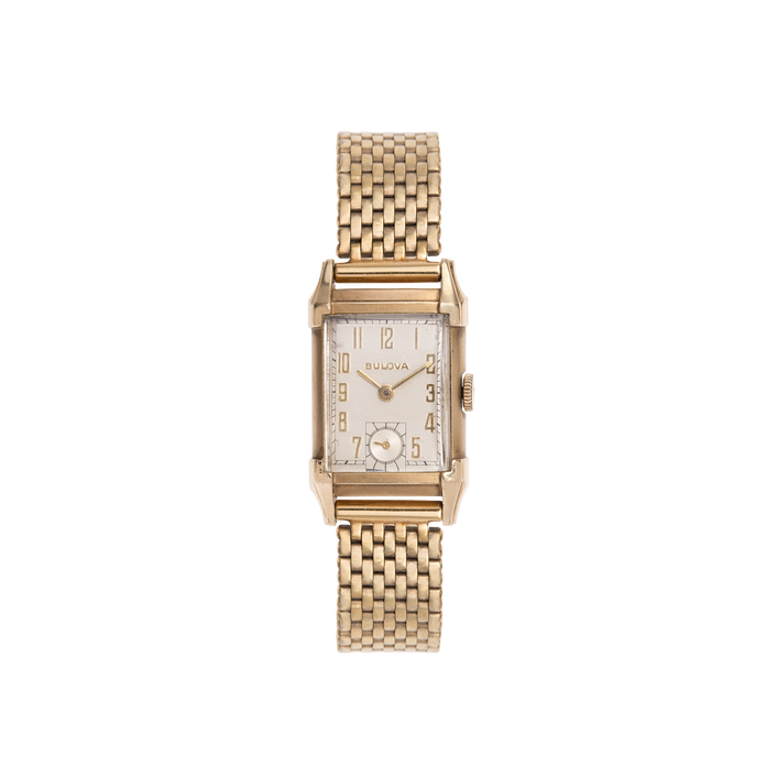 Vintage Bulova Art Deco Watch Gold Filled Yellow Gold 5.75in 6.5in 7in 7.5in First