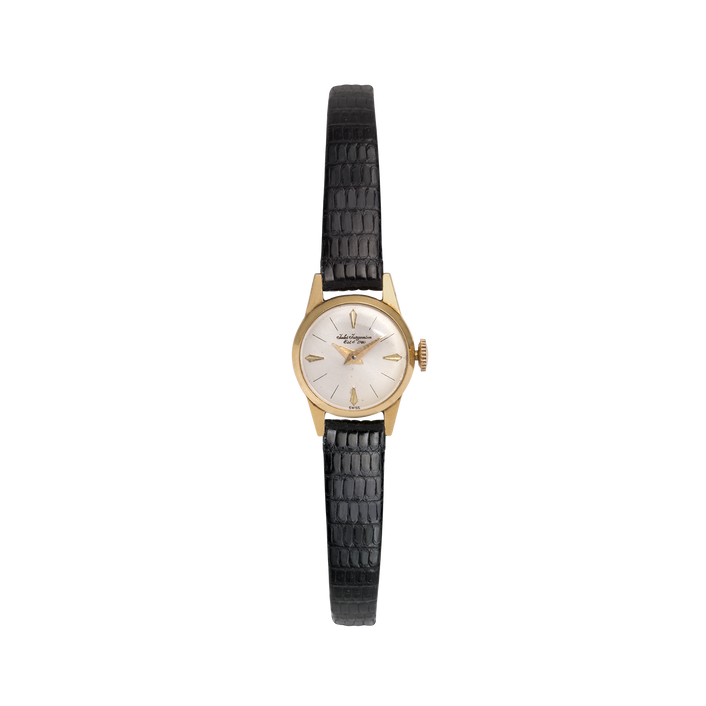 Vintage Jules Jurgensen Gold Leather Watch 18k Yellow Gold 5.5in 6in 6.5in 7in First