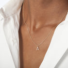 Lab Grown Diamond Classic Letter Pendant