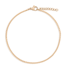 Wave Chain Anklet