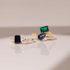 Toi et Moi Gemstone Heirloom Ring