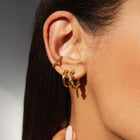 Bold Twisted Hoop Earrings