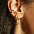 Thin Twisted Hoop Earrings