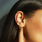 Gold Hoop Earrings - 2mm