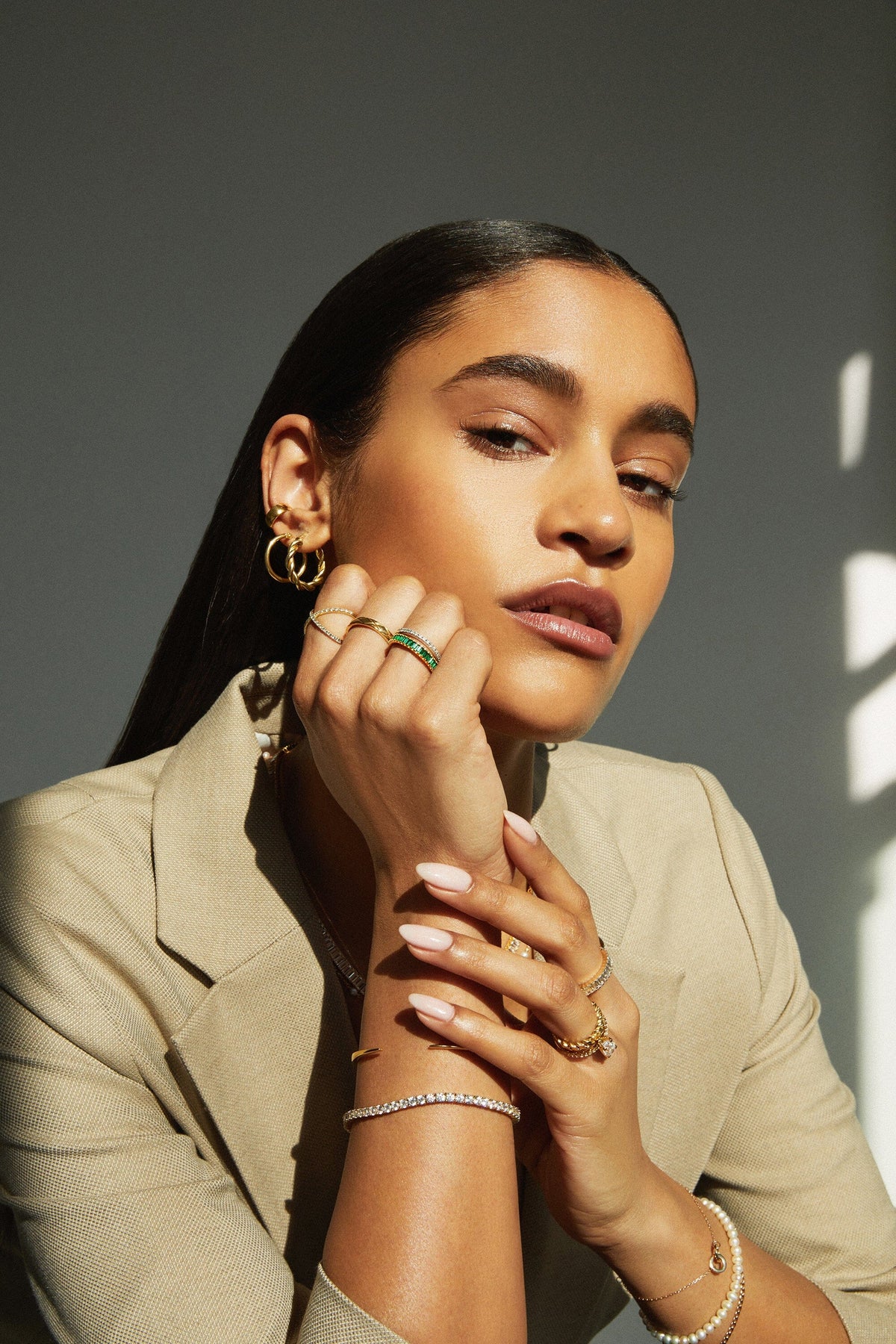 Gold Hoop Earrings - 2mm