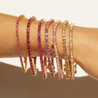 Lab Grown Morganite Tennis Bracelet