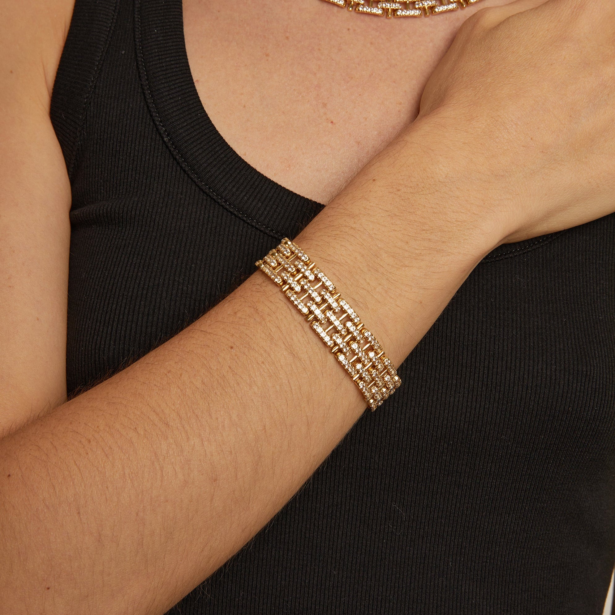 Gold Chain Bracelets in 14K & 18K,Rose, White, & Yellow Gol