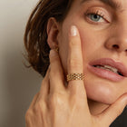 Mini Panther Chain Link Ring