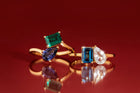 Toi et Moi Gemstone Heirloom Ring