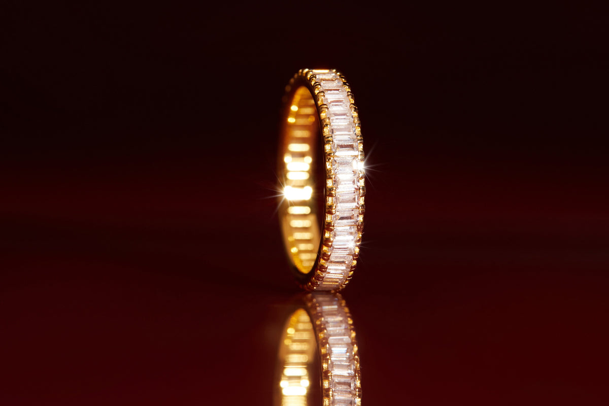 Bold Diamond Baguette Ring