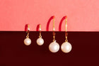 Pearl Hoop Earrings