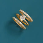 Horizontal Baguette Lab Grown Diamond Eternity Ring
