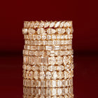 Emerald Lab Grown Diamond Eternity Ring