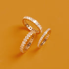 Emerald Lab Grown Diamond Eternity Ring