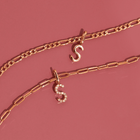 Classic Diamond Letter Pendant