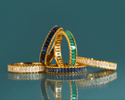 Lab Grown White Sapphire Baguette Eternity Ring