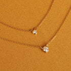 Mini Diamond Bezel Necklace