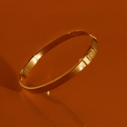 Classic Gold Hinged Bracelet