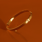 Classic Gold Hinged Bracelet