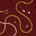 Mini Diamond Bezel Necklace