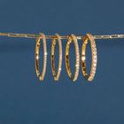 Lab Grown Diamond Hoop Earrings