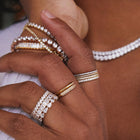 Pavé Lab Grown Diamond Eternity Ring