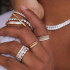 Pavé Lab Grown Diamond Eternity Ring