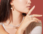 Pearl Hoop Earrings