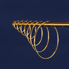 Gold Hoop Earrings - 2mm
